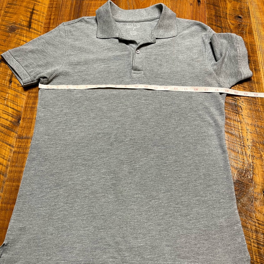 Austin Clothing Co. Gray Polo Size Small - Picture 9 of 13